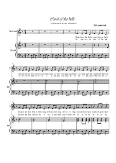 Vocal-instrumental version: Für Stimme und Klavier by Mykola Leontovych