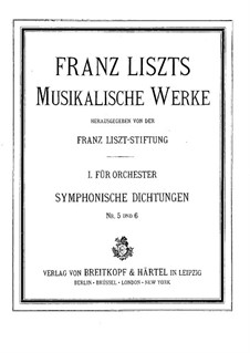 Simphonische Dichtung Nr.5 'Prometheus' für Orchester, S.99: Vollpartitur by Franz Liszt