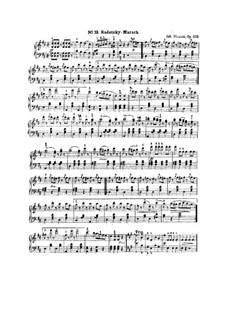 Radetzky-Marsch, Op.228: Für Klavier by Johann Strauss (Vater)