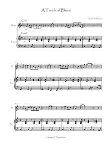 10 Pieces for Flute and Piano: A Touch of Blues by Eckhard Deppe