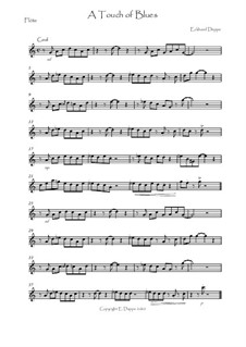 10 Pieces for Flute and Piano: A Touch of Blues – Solostimme by Eckhard Deppe