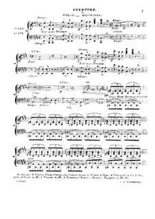 Fragmente: Ouvertüre und Akt I, Klavierauszug mit Singstimmen by Ludwig van Beethoven