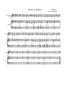 Instrumental version: Für Klarinette und Klavier by folklore