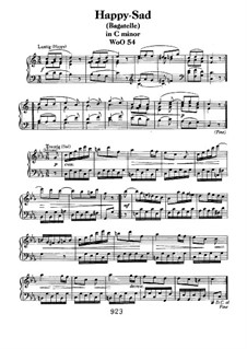 Lustig-Traurig, WoO 54: Für Klavier by Ludwig van Beethoven