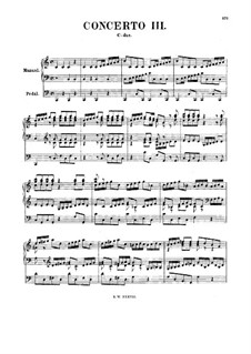 Concerto for Organ in C Minor: Für einen Interpreten by Johann Sebastian Bach