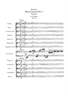 Vollständiger Konzert: Vollpartitur by Ludwig van Beethoven