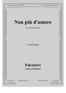 Non più d'amore: A flat Major by Andrea Falconieri