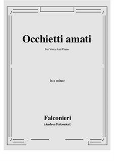 Occhietti amati: C minor by Andrea Falconieri