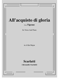 All'acquisto di gloria: A flat Major by Alessandro Scarlatti