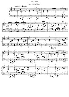 Neun Preluden, Op.103: Prelude No.5 by Gabriel Fauré