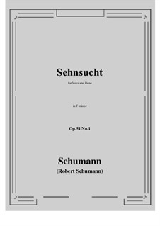 Nr.1 Sehnsucht: F minor by Robert Schumann