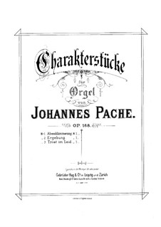 Ergebung für Orgel, Op.168 No.2: Ergebung für Orgel by Johannes Johann Fürchtegott Pache