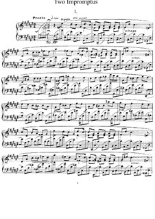 Zwei Impromptus, Op.12: Für Klavier by Alexander Skrjabin