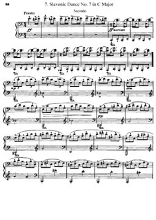 Nr.7 Kolo: Für Klavier, vierhändig by Antonín Dvořák