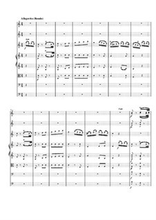 Konzert für Flöte und Orchester Nr.2 in D-Dur, K.314: Teil III by Wolfgang Amadeus Mozart