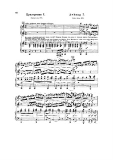 Fragmente: Anhänge. Version für Stimmen und Klavier by Modest Mussorgski