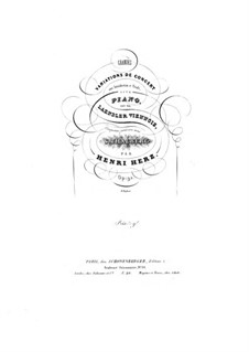 Grandes Variations de Concert avec Introduction et Finale sur un Laendler Viennois, Op.92: Grandes Variations de Concert avec Introduction et Finale sur un Laendler Viennois by Henri Herz