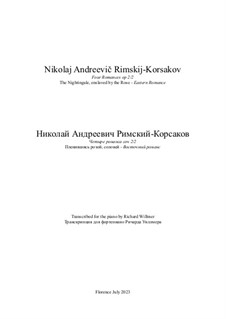 The Nightingale, enslaved by the Rose - Eastern Romance: The Nightingale, enslaved by the Rose - Eastern Romance by Nikolai Rimsky-Korsakov