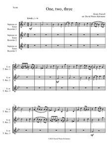 Eight Classical and Traditional Canons: For 3 soprano or tenor recorders by Franz Schubert, Henry Purcell, Giovanni Battista Martini, folklore