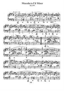 Mazurkas, Op.6: Vollsammlung by Frédéric Chopin