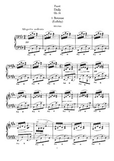 Dolly Suite, Op.56: Für Klavier, vierhändig by Gabriel Fauré