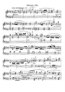 Präludium und Fuge Nr.8 in es-Moll, BWV 853: Für Klavier by Johann Sebastian Bach