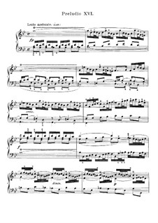 Präludium und Fuge Nr.16 in g-Moll, BWV 861: Für Klavier by Johann Sebastian Bach