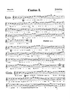 Assumpta est Maria: Soprano I part by Giovanni da Palestrina