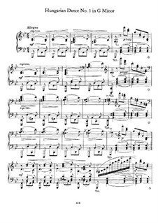 Vollständiger Satz: Für Klavier by Johannes Brahms