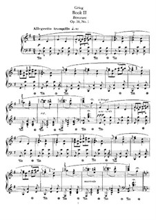 Lyrische Stücke, Op.38: Vollsammlung by Edvard Grieg