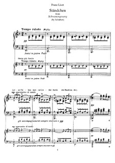 Nr.4 Ständchen: Für einen Interpreten, S.560 No.7 by Franz Schubert