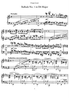 2 Ballades: 2 Ballades by Franz Liszt