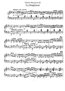 Sechs Fantasiestücke, Op.52: No.4 La Jongleuse by Moritz Moszkowski