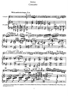 Violinkonzert: Концерт by Frederick Delius