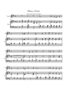 Bianco Natale: Für Violine und Klavier by folklore