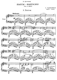 Complete set: Für Klavier by Sergei Rachmaninoff