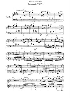 No.206-285: No.259-271 by Domenico Scarlatti