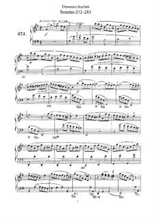 No.206-285: No.272-285 by Domenico Scarlatti