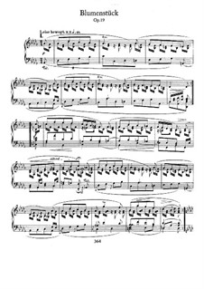 Blumenstück, Op.19: Für Klavier by Robert Schumann