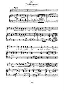 Nr.20 Der Wegweiser: Für Stimme und Klavier by Franz Schubert