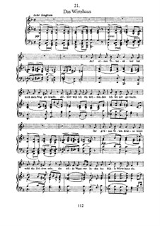 Nr.21 Das Wirtshaus: Für Stimme und Klavier by Franz Schubert
