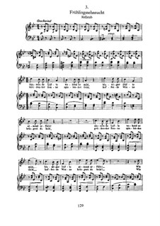Nr.3 Frühlingssehnsucht: Für Stimme und Klavier by Franz Schubert