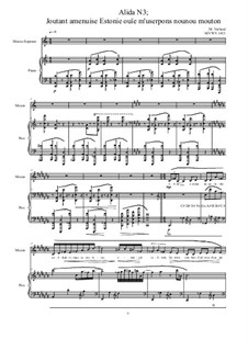 Alida No.3 songs of Awareness for Mezzo soprano and piano, MVWV1413: Alida No.3 songs of Awareness for Mezzo soprano and piano by Maurice Verheul