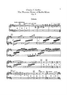 The Pleasure Dome of Kubla Khan, Op.8: Celestastimme by Charles Tomlinson Griffes
