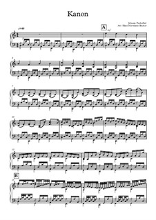 Piano version: C-Dur by Johann Pachelbel
