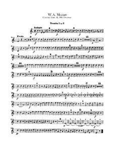Ouvertüre: Trompetenstimmen I-II by Wolfgang Amadeus Mozart
