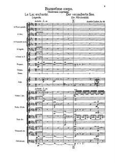 Der verzauberte See, Op.62: Vollpartitur by Anatoli Ljadow