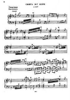 Suite Nr.7 in g-Moll, HWV 432: Für Klavier by Georg Friedrich Händel