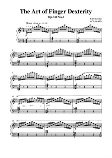 Übungen Nr.1-8: Exercise No.2 by Carl Czerny