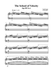 Übungen Nr.1-10: Exercise No.1 by Carl Czerny